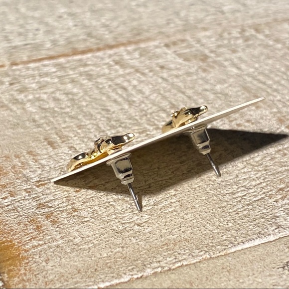 3 for $15 Sitting Cat Light Gold Studs Earrings - Picture 3 of 4